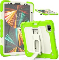 NIKCORP Oklopna maska za iPad Mini 6 8,3" s postoljem i držačem za olovku trodijelna, zelena